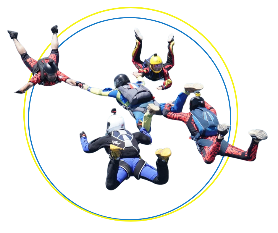 skydivers