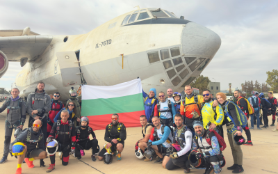 Skydive Sofia участва в откриването на Skydive Benghazi в Либия